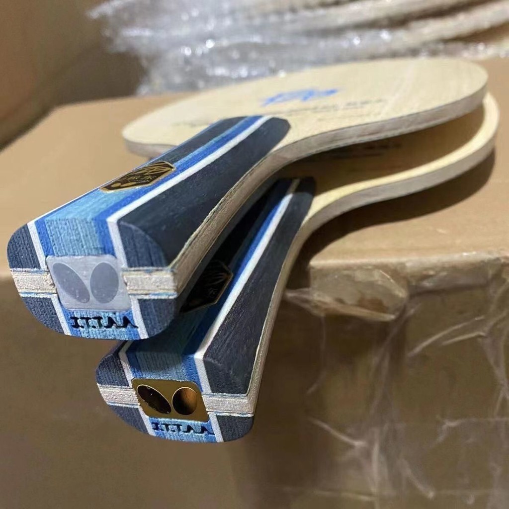 Tafeltennisracket bodemplaat Gouden en zilveren labels Racketbord Butterfly Salc