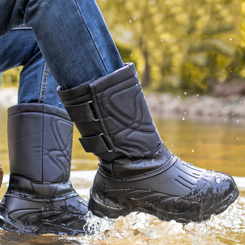 Winter Mannen Snowboots Camouflage Platform Laarzen Mannen Regen Schoenen Super Warm Antislip Waterdicht Heren Winter Laarzen Voor-40 Graden