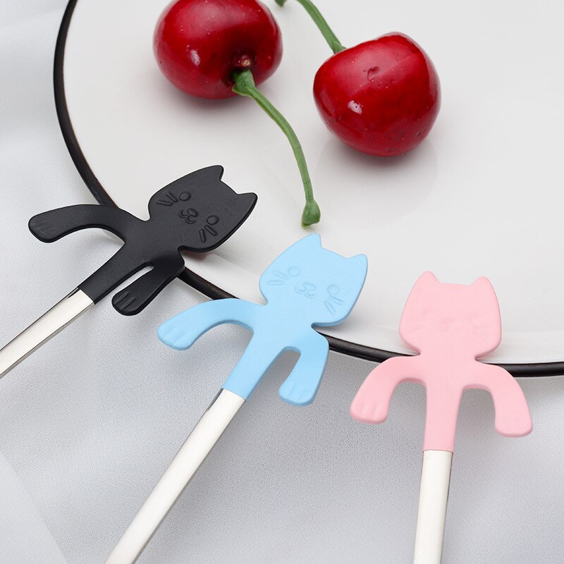 Cute Pet Dog Puppy 304 Stainless Steel Coffee Stirring Spoon Ice Spoon Teaspoon Tea Spoon Dessert Scoop Long Handle Tableware