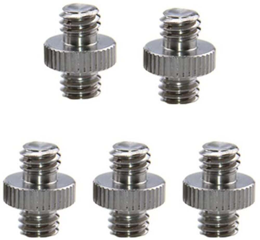 5 Stuks 3/8 "-16 Male Naar 3/8"-16 Schroef Adapter Voor Camera Statief En Andere Apparatuur