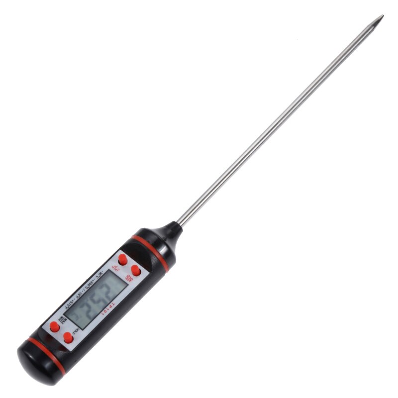 ! Kitchen Digital Bbq Food Thermometer Meat Cake Candy Fry Grill Dining Household Cooking Thermometer Gauges With Batte