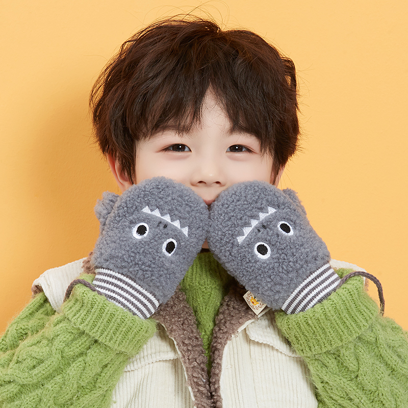 Kinderen Handschoenen Kids Meisjes Jongens Unisex Leuke Cartoon Mittens Herfst En Winter Outdoor Warme Kids Handschoenen Met Anti-Verloren string
