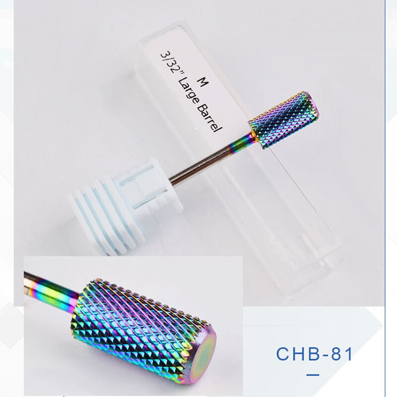 Broca para moler uñas equipo cabezas de manicura fresas de manicura Punta de lijadora resistente a la abrasión: CHB-81