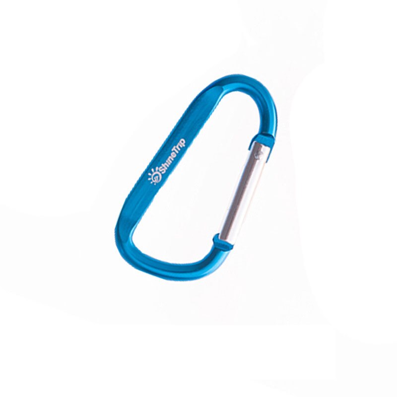 Outdoor Climbing Aluminium Alloy D Shape Buckle Carabiner Survial Key Chain Climb Hook Clip Backpack Buckle Keychain 1pc