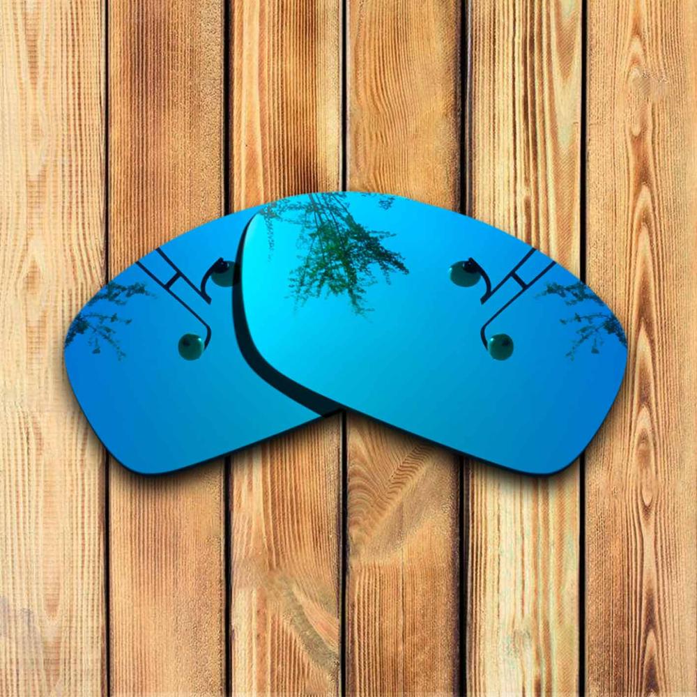 100% Precisely Cut Polarized Replacement Lenses for Hijinx Sunglass - Many Colors: Blue Mirrored