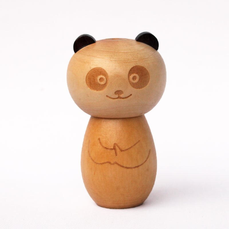 Leuke Panda Tandenstoker Houder Container Houten Art Ornamenten Handgemaakte Verf Tooth Pick Dispenser Thuis Restaurant Hotel Decoratie: D