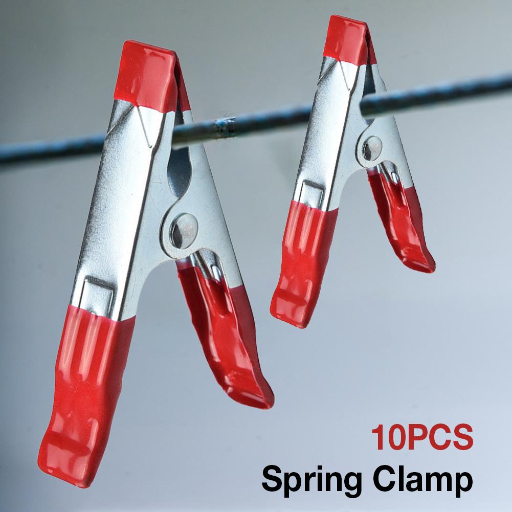10 Pcs Lente Klem Zware Metalen Clip 4 Inch/6 Inch Met Pvc Gecoat Tips Handvat