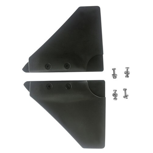 Hydrofoil Fin Stabilizer Outboards Sterndrives 2 Pieces Black Boat 25-70 HP