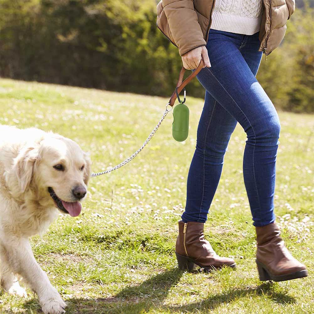 Sac de merde de chien biodégradable déchets d'animaux de compagnie distributeur de sacs écologiques transporteur extérieur sacs de merde pour animaux de compagnie animaux chiens fournitures de nettoyage de déchets