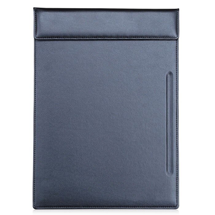 35*25cm PU Leather File A4 Paper Clipboard Meeting Report Clip Board Take Note Writing Pads with Pen Slot: Default Title
