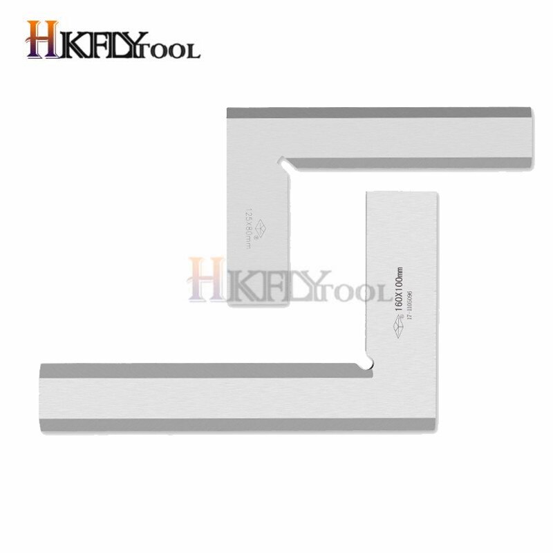 Machinist Square 90 Degree Right Angle Engineer Set Precision Ground Steel Hardened Angle Ruler gauge square ruler Protractor