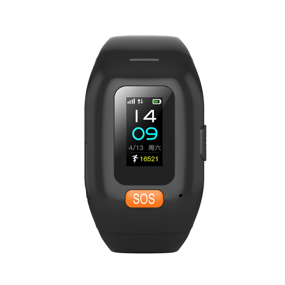 Gsm Gprs Ouderen Sos Sleutel Helpen Paniekknop Nood Alarm Gps Real-Time Tracking Hartslag Moniton