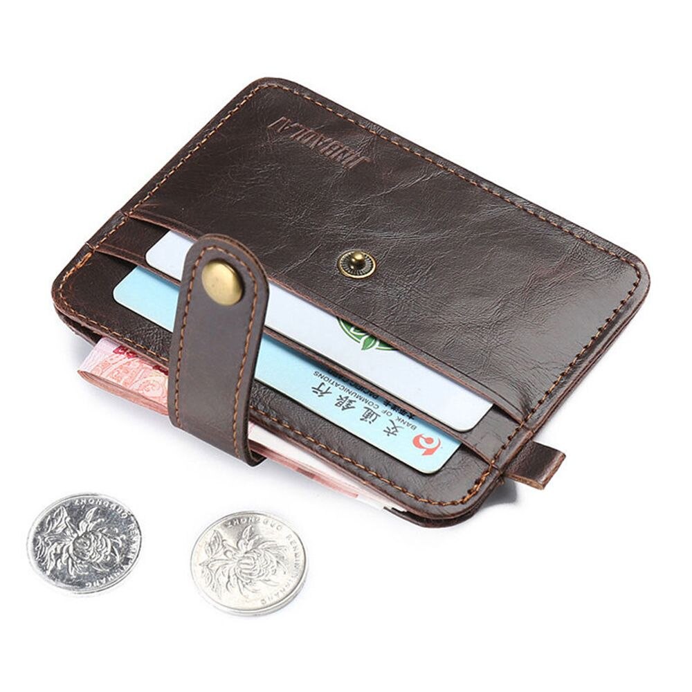 1 Pc Mode Mannen Faux Lederen Kleine Id Credit Card Business Wallet Holder Slim Mini Purs