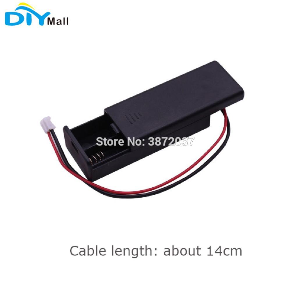 5 uds/lote funda porta baterías carcasa 3V PH2.0 interfaz para Micro: bit Microbit 2 uds pilas AAA