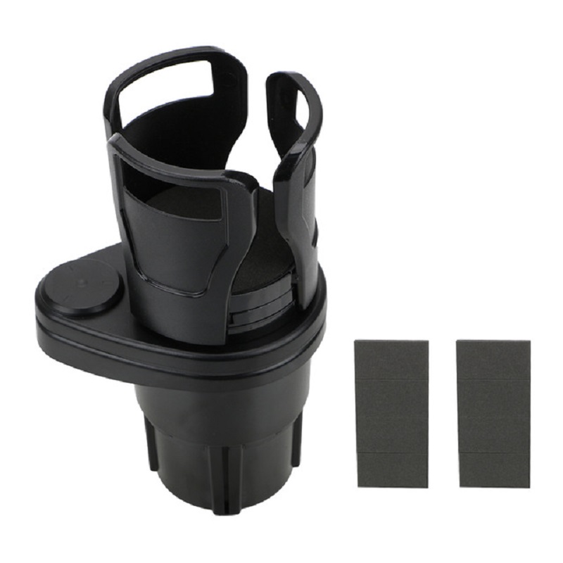 Universal one point two car cup holder adjustable cup holder drink sunglasses mobile phone bottle holder bracket car styling: black