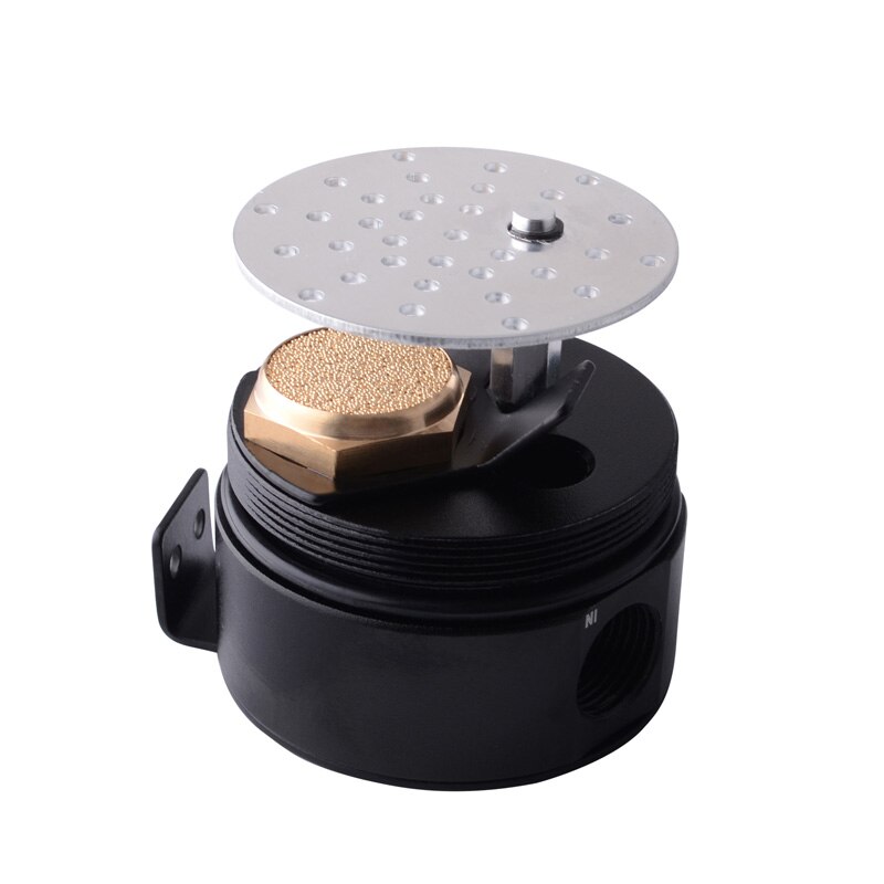 ESPEEDER Racing-cilindro de tanque de aceite, tanque de combustible Universal de aluminio con volantes, 3/8 "NPT, salida de entrada, 2 puertos