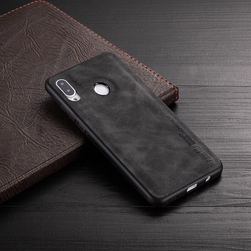 Leren hoesje voor samsung galaxy  a40 m10 m20 m30 hoesje tpu bumper hoesje voor samsung  a40 m10 m20 m30 hoesje: Voor samsung  a40 / Zwart