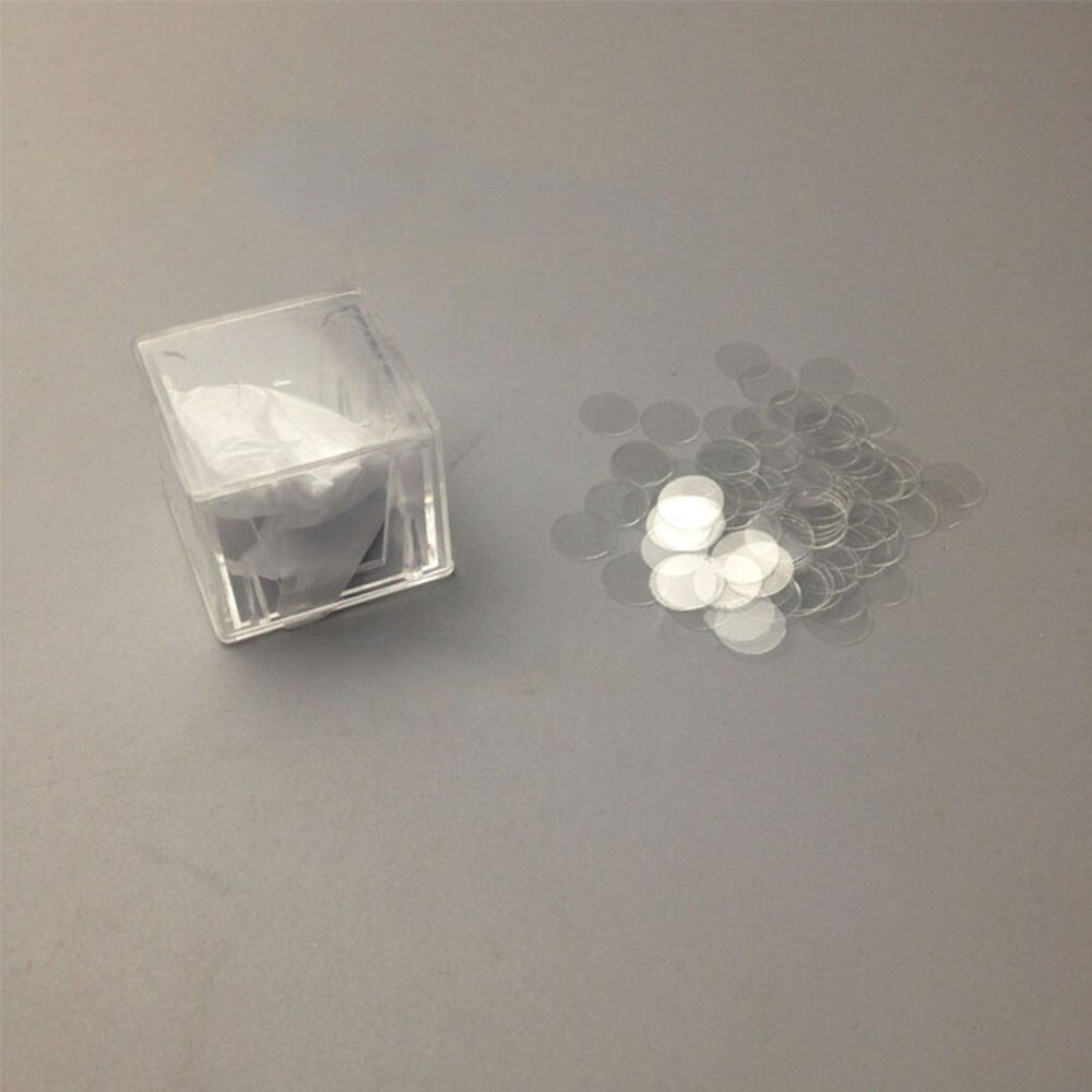 Cubreobjetos Redondos Para Microscopio - 100 Unidades De 5mm, Desechables, De Vidrio Soda-Lime, Para Laboratorio Y Escuela