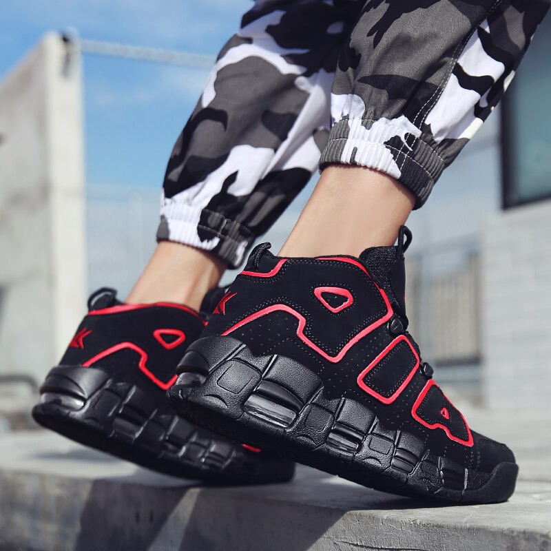 Zapatos clásicos transpirables para hombre, zapatillas informales cómodas con cordones y cojín de aire, para caminar al aire libre