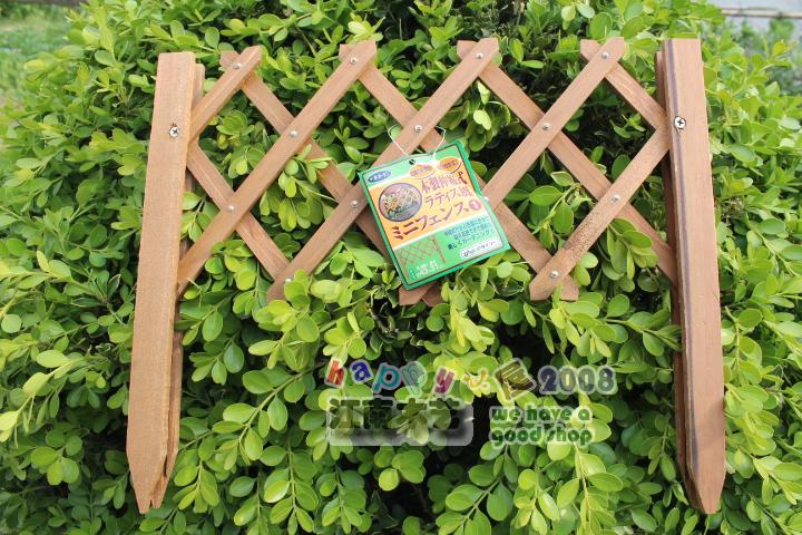 Wooden Telescopic Fence Wooden pile Garden wood fence Balcony courtyard decoration Flowerbed Small fence Natural anticorrosive