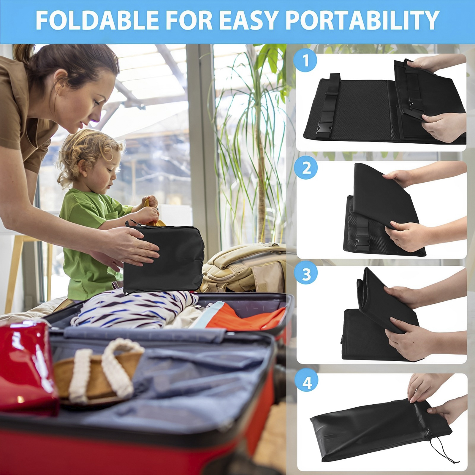 Cama de avión de viaje para pedales de bebé, hamaca portátil para reposapiés, cama para niños, asiento de avión con bolsa de almacenamiento, extensor de reposapiés