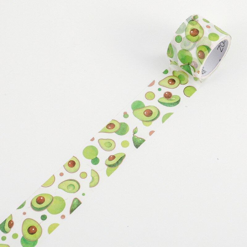 Avocado Meisjes Serie Collage Washi Tape Plakband Diy Scrapbooking Sticker Label Masking Ambachtelijke Tape