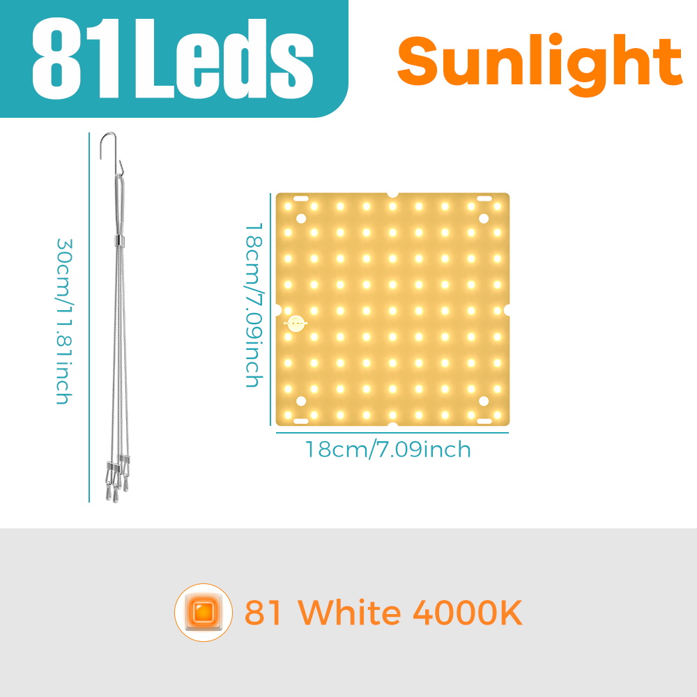 LED-Pflanzenwachstumslicht, 300 W, Vollspektrum, Quantum-Gremium, Hydrokultur-Tafel-Lampe, Wachstumsbox, Gewächshausanbau, Beleuchtung, 110 V/220 V: Grün / uns