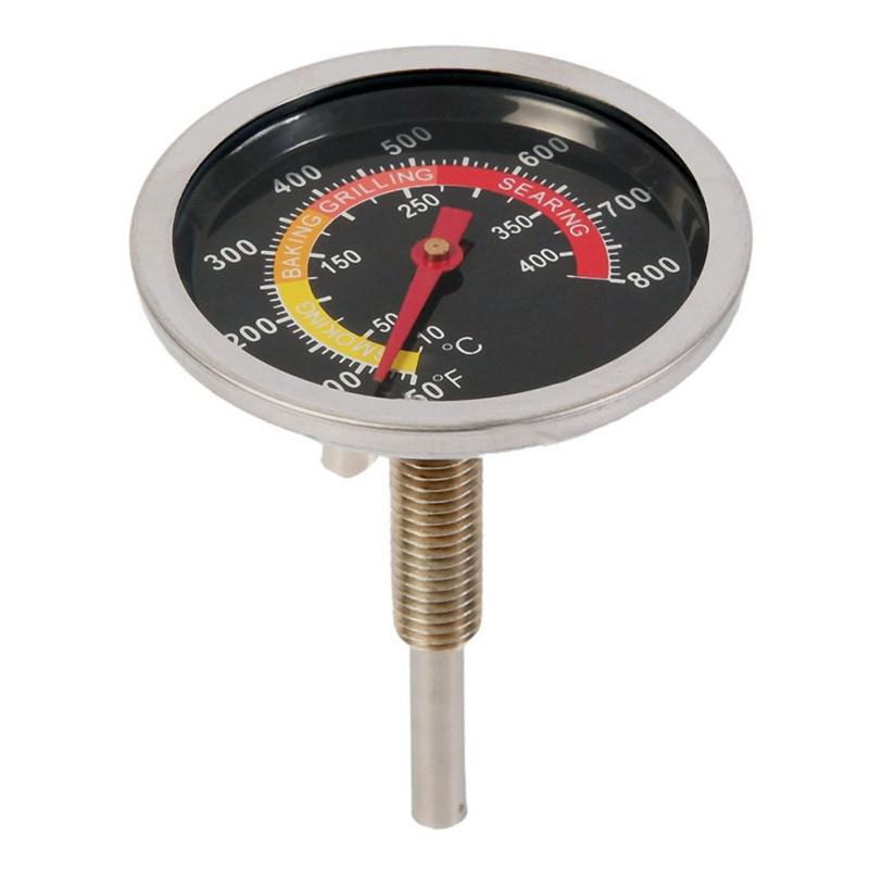 Thermometer Bbq Rook Grill Oven Temperatuurmeter Celsius Thermometer 400 8K-1 Camp Outdoor Graden Staal Toegang: Default Title