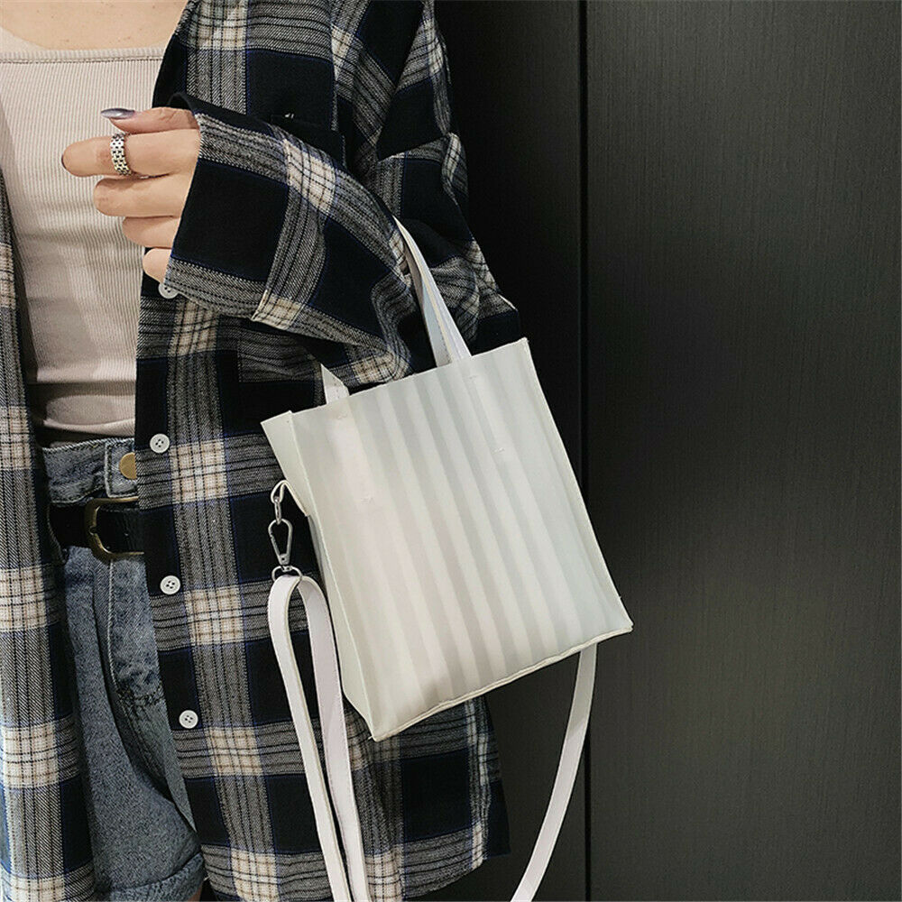 Kvinder håndtasker justerbar rem pu læder totes taske top-håndtag crossbody taske skuldertaske dame enkel stil håndtasker