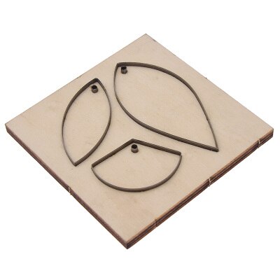 Handmade Multi Shaped Cutter Template Steel Punch Cutting Wood Mold For Leather Crafts DIY Making Tools: 8