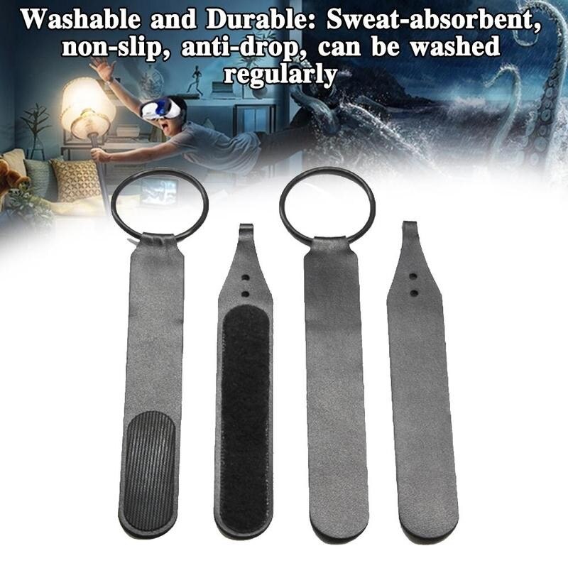 1 Pai Straps For Oculus Quest 2 VR Controller Handle Anti Adjustabl Strap Wrist Falling VR Handle Non-slip Grip Strap Fixed R0W1