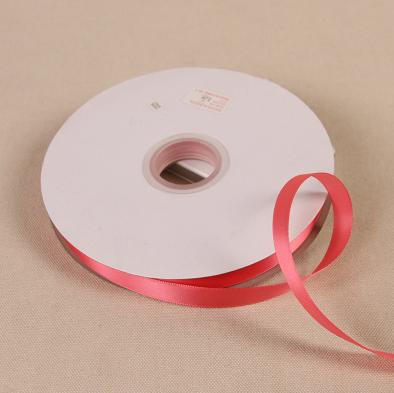 100Yards/91Meter Coral Rose Kleur Polyester Lint Bruiloft Kerst Decoratie Cake Wrapper Linten Diy Accessoires: 12mm