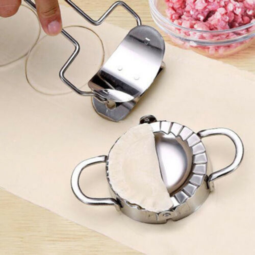 Large Dumpling Mold Ravioli Dough Pastry Tool Cutter Pie Stainless Steel Dumpling Maker Mould Kitchen Tools Cooking Cooker Mould