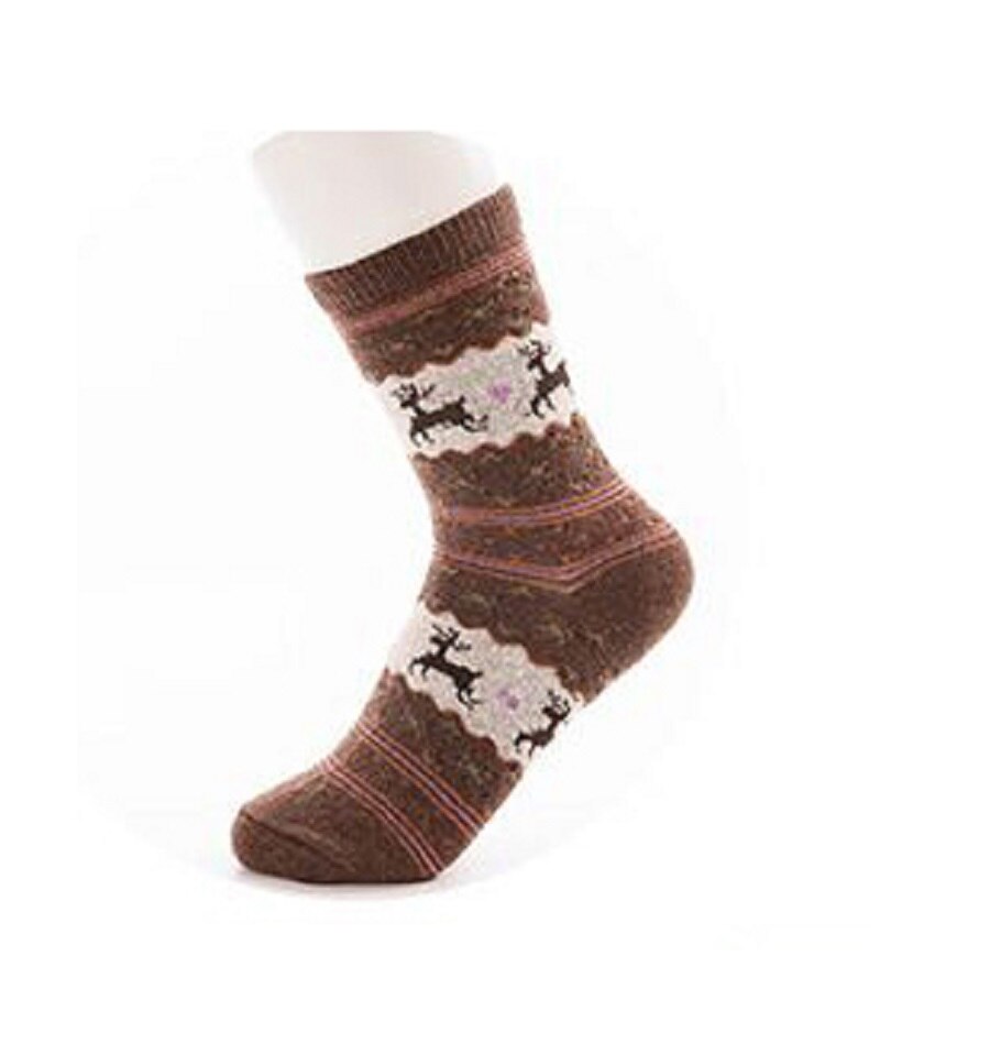 Vinter jul jul elg sokker tegneserie sokker. sjove sokker vinter damer varme sokker harajuku kawaii: Bb1311306 l 4