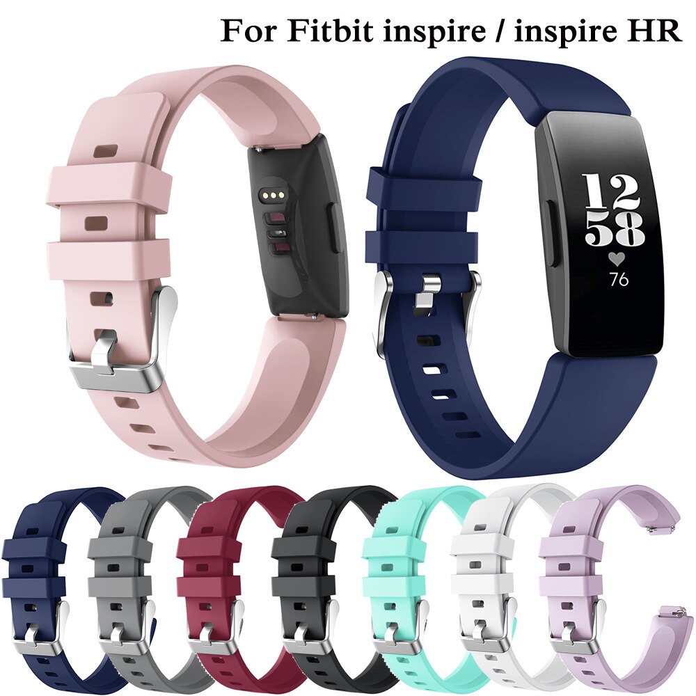 for Fitbit Inspire HR silicone strap for Fitbit Inspire HR sport unisex frontier/classic wrist bands strap accessory