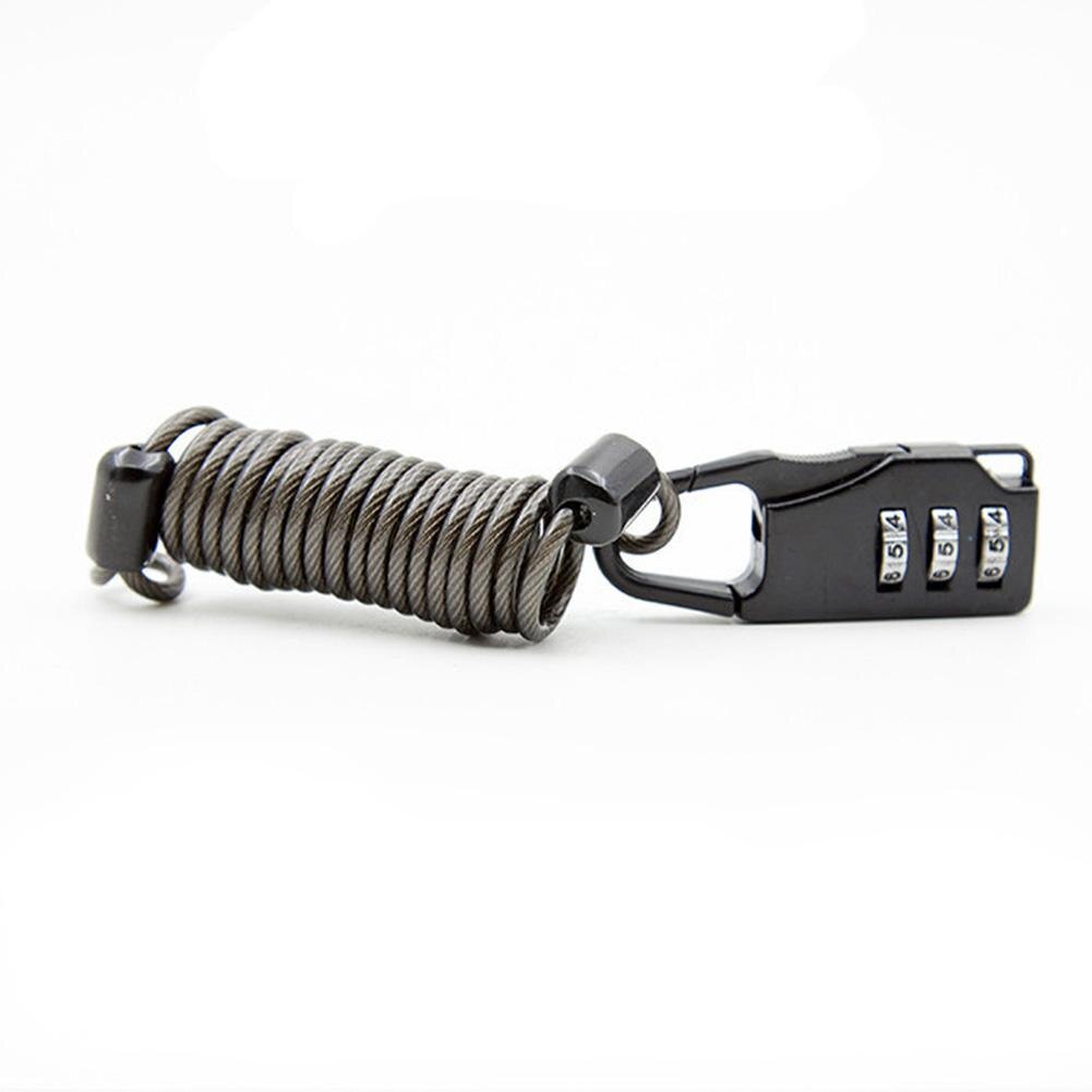 Mounchain Bike Lock Spring Disc Cable Wire Security Lock Spring Anti-theft Bicycle Code Lock Mini 3 Digits Combination Password
