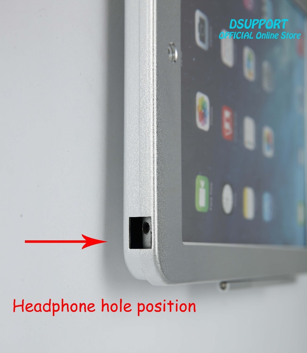 Tablet PC wall mount Anti-Theft with security lock case suitable for ipad air 1 2 for ipad pro 9.7 for ipad /Ipad 5