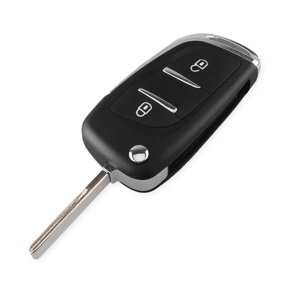 Keyyou Hca/Hu83 2 Knoppen Gewijzigd Afstandsbediening Auto Sleutel Voor Peugeot 307 3008 308 408 433Mhz PCF7961 ID46 CE0536 Flip Sleutelhanger Auto Key