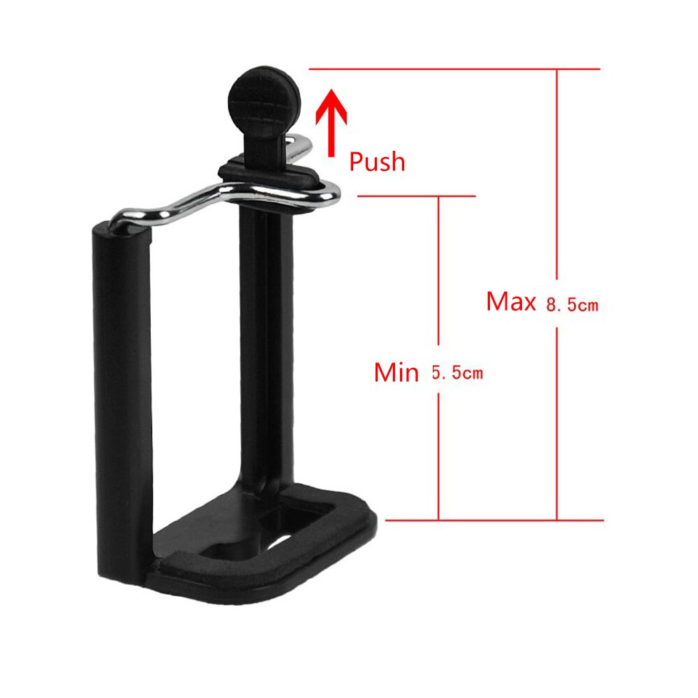 Schieten Selfie Stok Telefoon Clip Voor Iphone 6S 6 7S Xiaomi 5 Telefoon Monopod Statief Stand Mount Bracket houder Met 1/4 Schroefgat