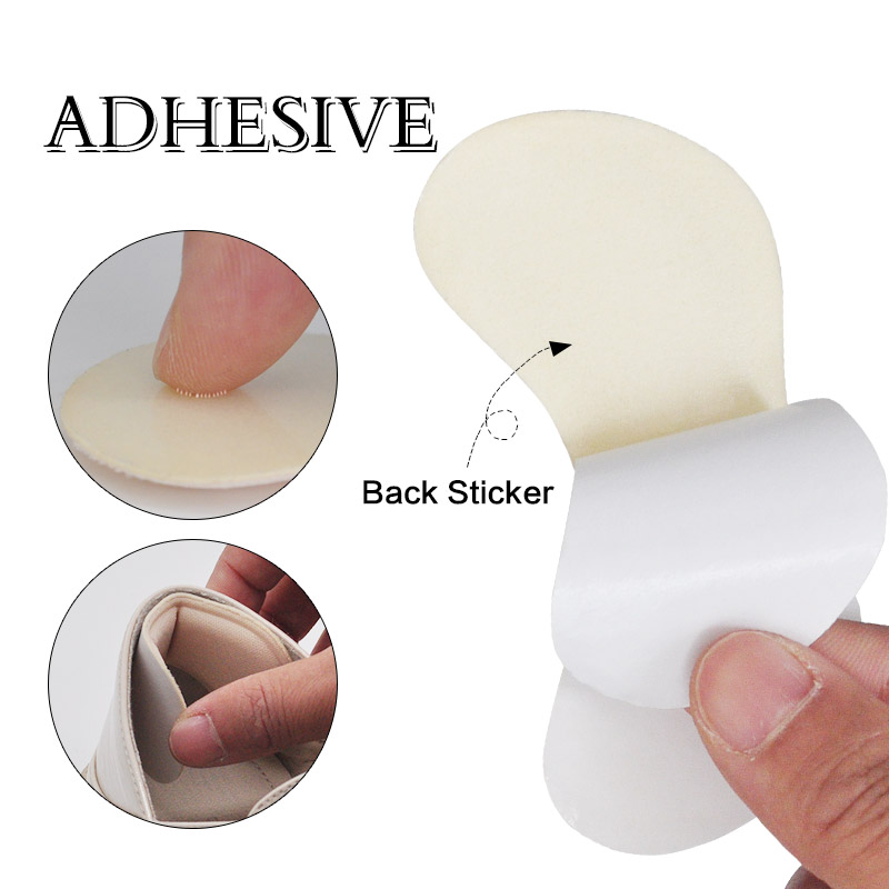 5Pairs Heel Insoles Patch Pain Relief Anti-wear Cushion Pads Feet Care Heel Protector Adhesive Back Sticker Shoes Insert Insole