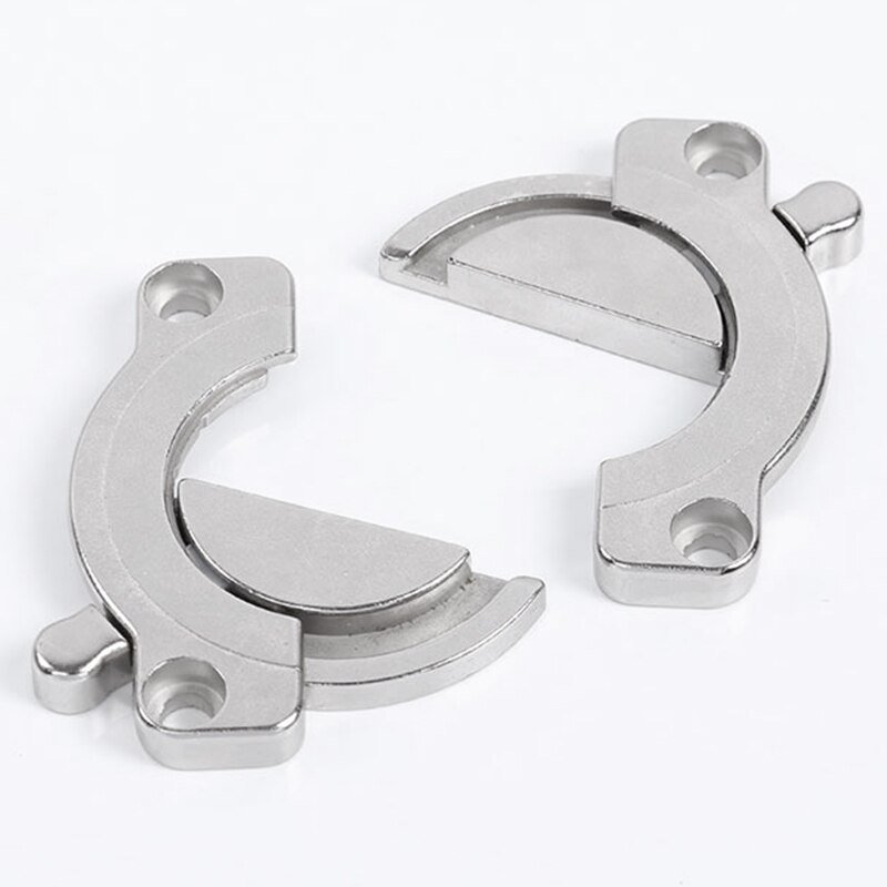 2pcs Desk Dinning Table Top Connector Latch Bench Panel Connectors