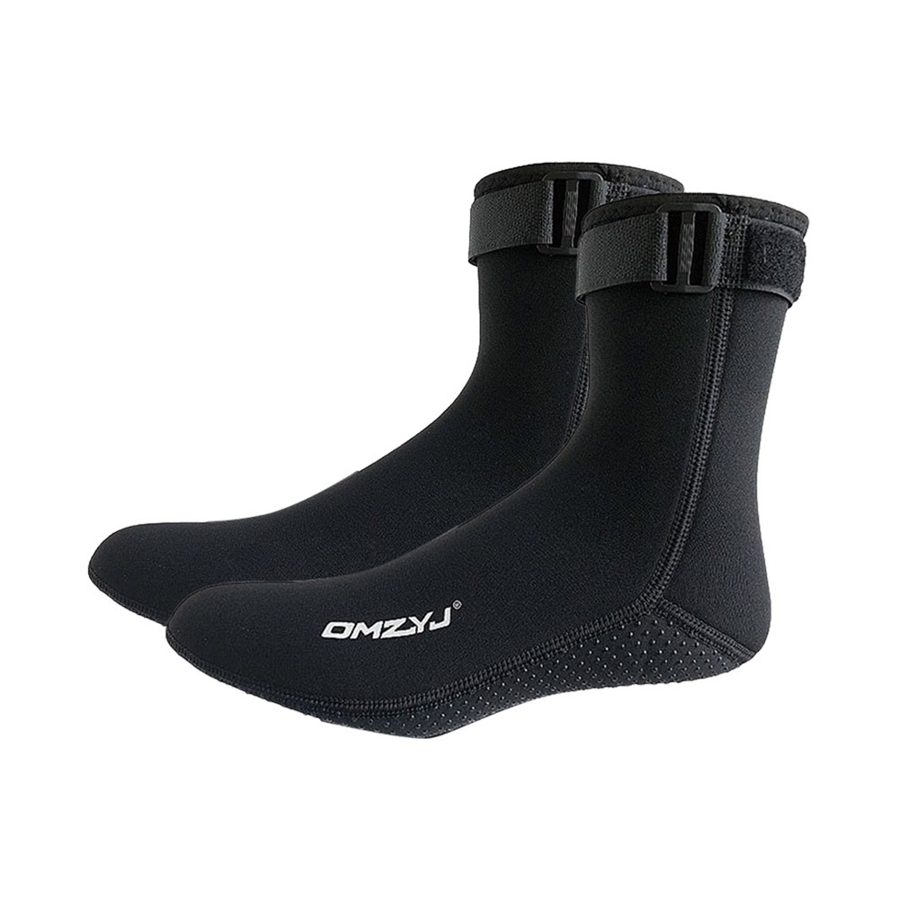 1 par neopren vattenstrumpor halkfria slitstarka dykstrumpor sandtäta våtdräktsstrumpor snorkeltillbehör: Blå