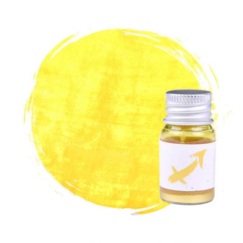 5ml Gold Powder Colorful Fountain Pen Ink Non-carbon Refilling Inks Student Stationery School Office Supplies: 6