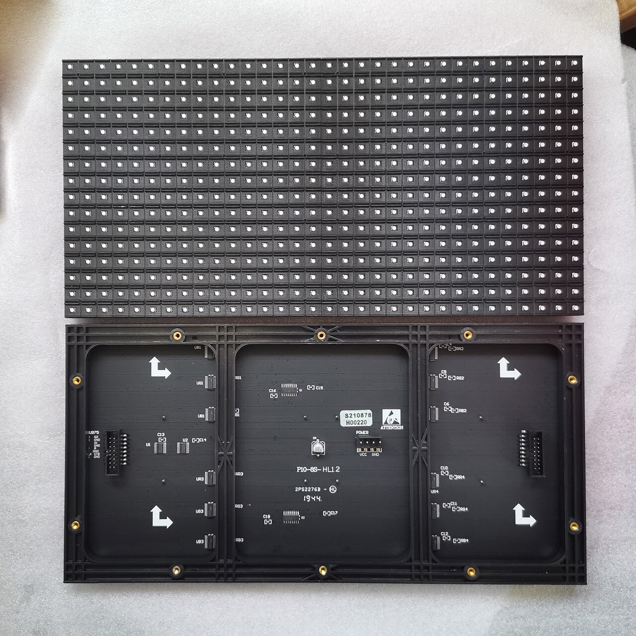 P10 LED Panel, Volle Farbe Display Modul SMD 3IN1 RGB, Indoor LED Matrix 320x160mm,HUB75,1/8Scan