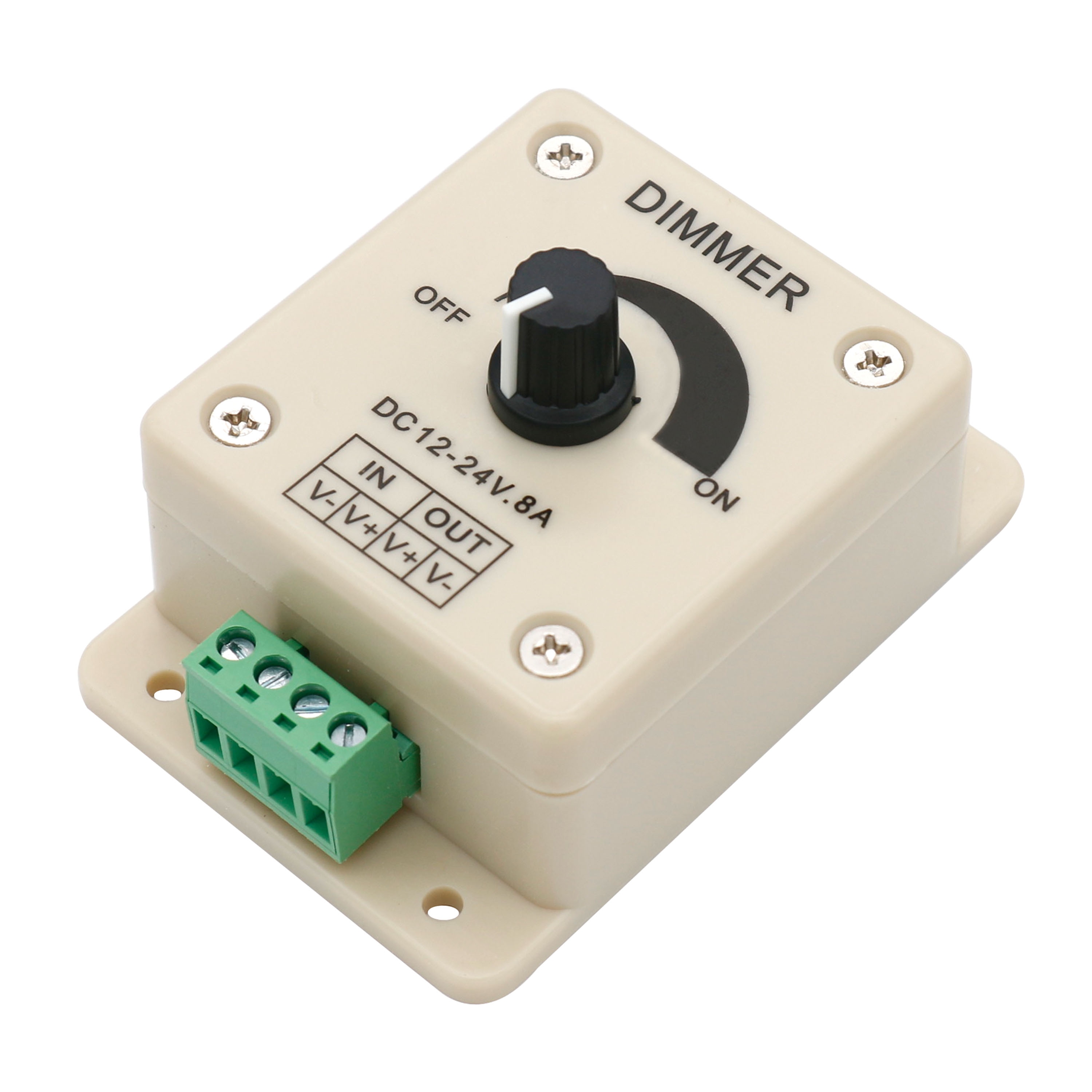 DC12V DC24V LED Dimmer Schalter Treiber LED 8A Spannungsregler Einstellbare Regler Für LED Streifen Licht und Dunklen Schalter