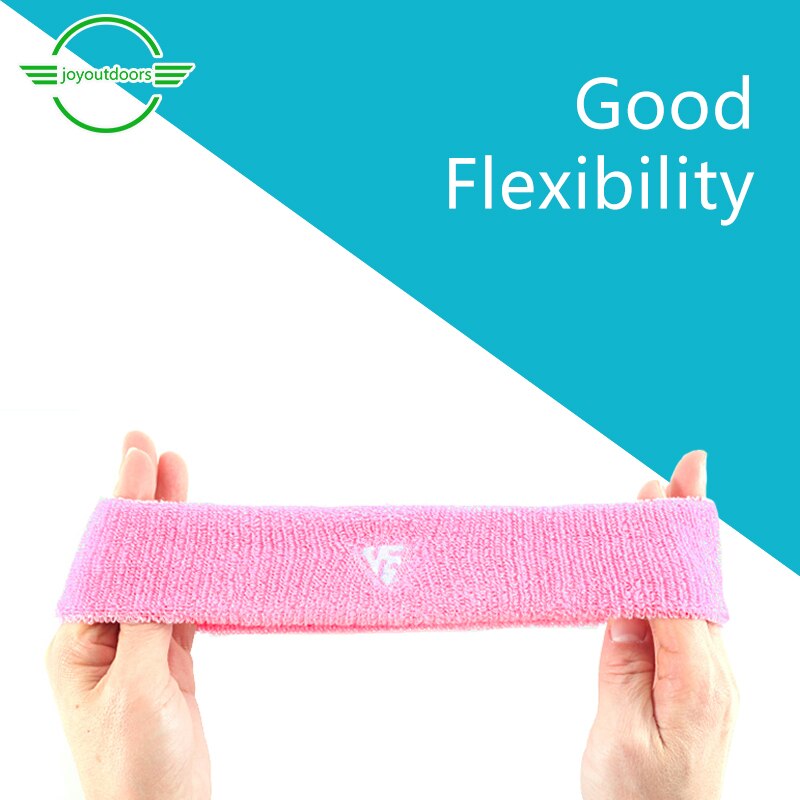 1 fitness sports elastisk pandebånd svedbånd svedabsorberende åndbar turban skridsikker multi-farve valgfri sød