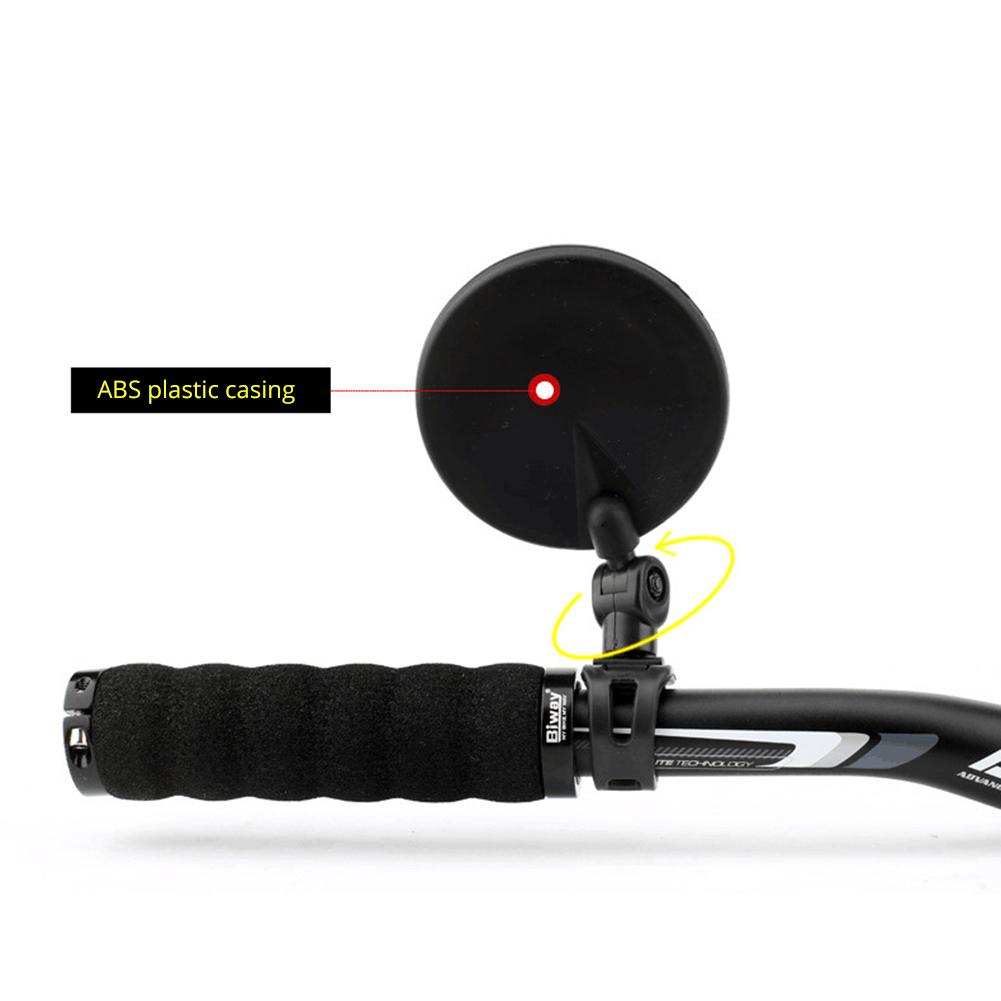 Espelhos Retrovisores de Moto Espelhos Retrovisores Universal 360 Graus de Rotação de Bicicleta Adequado Para Estrada de Montanha Bicicleta MTB Guidão