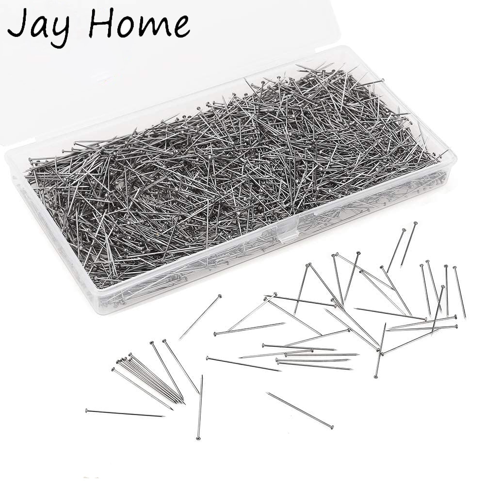 2000Pcs Naaien Pinnen 26Mm Head Pins Fijn Satijn Pin Straight Voor Naaister Sieraden Craft Naaien Projecten Diy Naaien levert