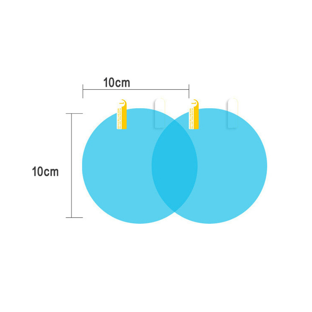 4PCS Car Rainproof Sticker Rainproof Waterproof Car Rearview Mirror Protective Films For Auto Clear Accessories Stickers #LR4