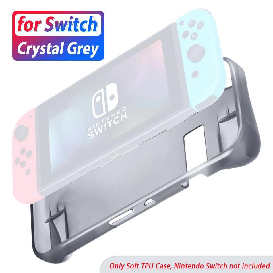 Soft Silicone Cover for NS Switch Lite Capa Protective Silicon Fundas TPU Coque Shells for Nintendo Switch Lite Case Clear Black: Black-Switch